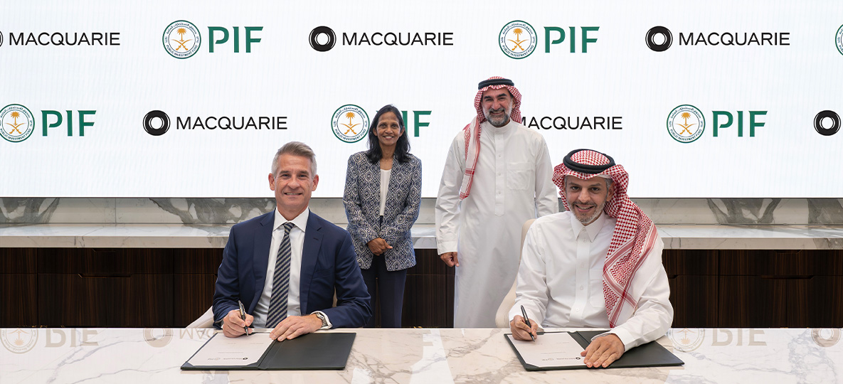 صندوق الاستثمارات العامة وماكواري لإدارة الأصول يوقعان مذكرة تفاهم لتعزيز الاستثمار في قطاعات رئيسية بالمملكة