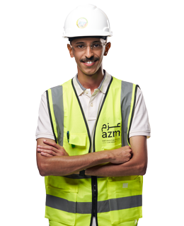 Mohammed Alkhathami, azm Academy civil engineering graduate with IOSH safety certification